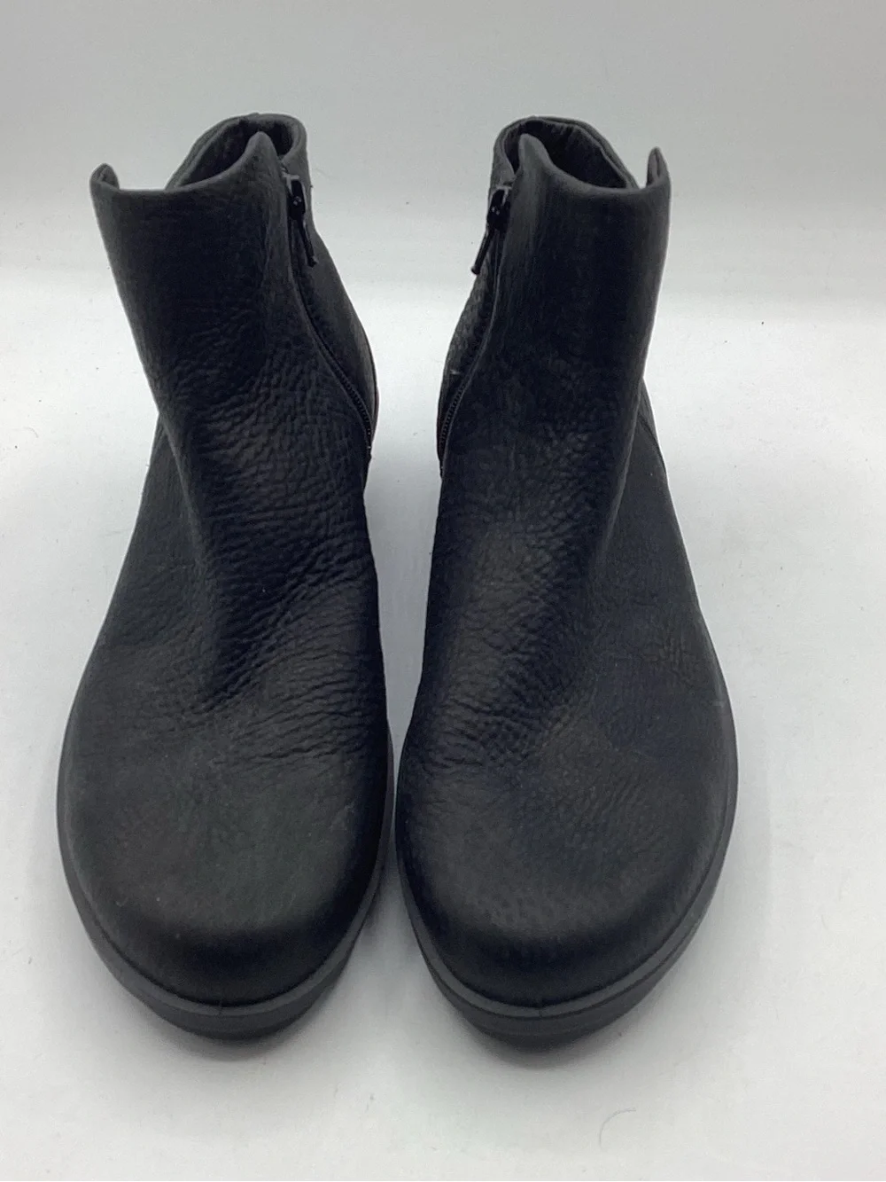 Ecco Black Women's Leather Ankle Booties Size 11